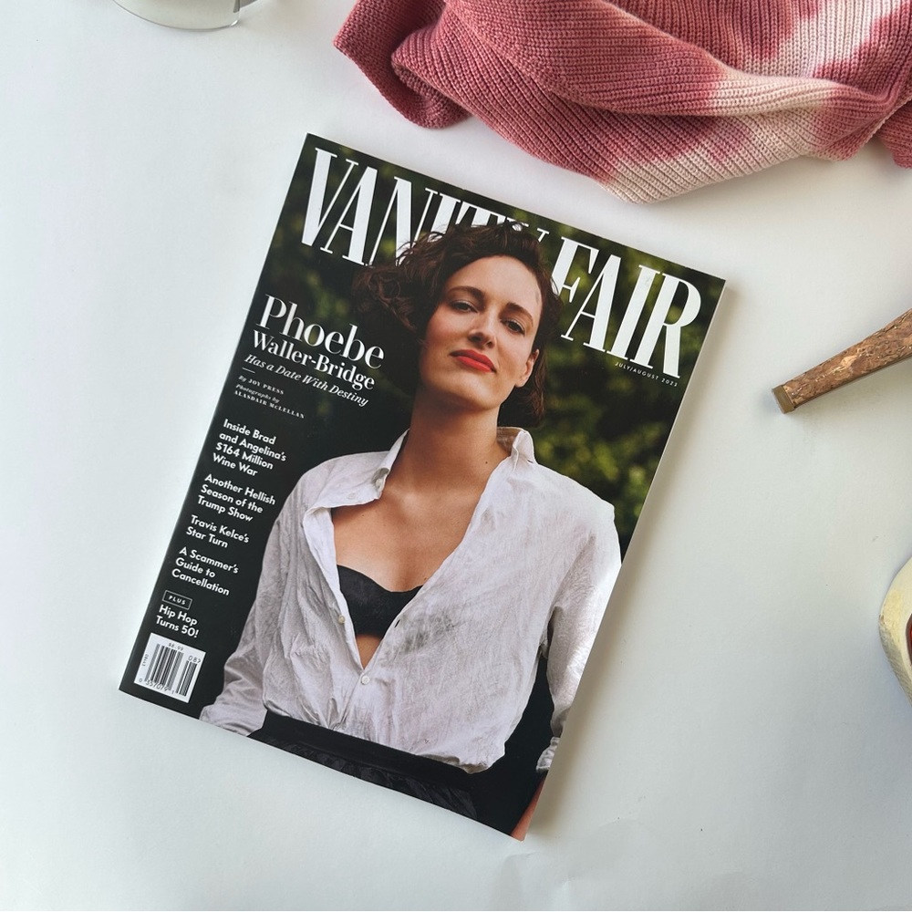 3/$20 NWB Vanity Fair Phoebe Waller-Bridge Cover July/August 2023